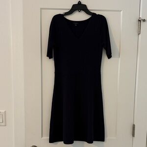 NWOT Ann Taylor Classic Navy Blue Knee Length Dress